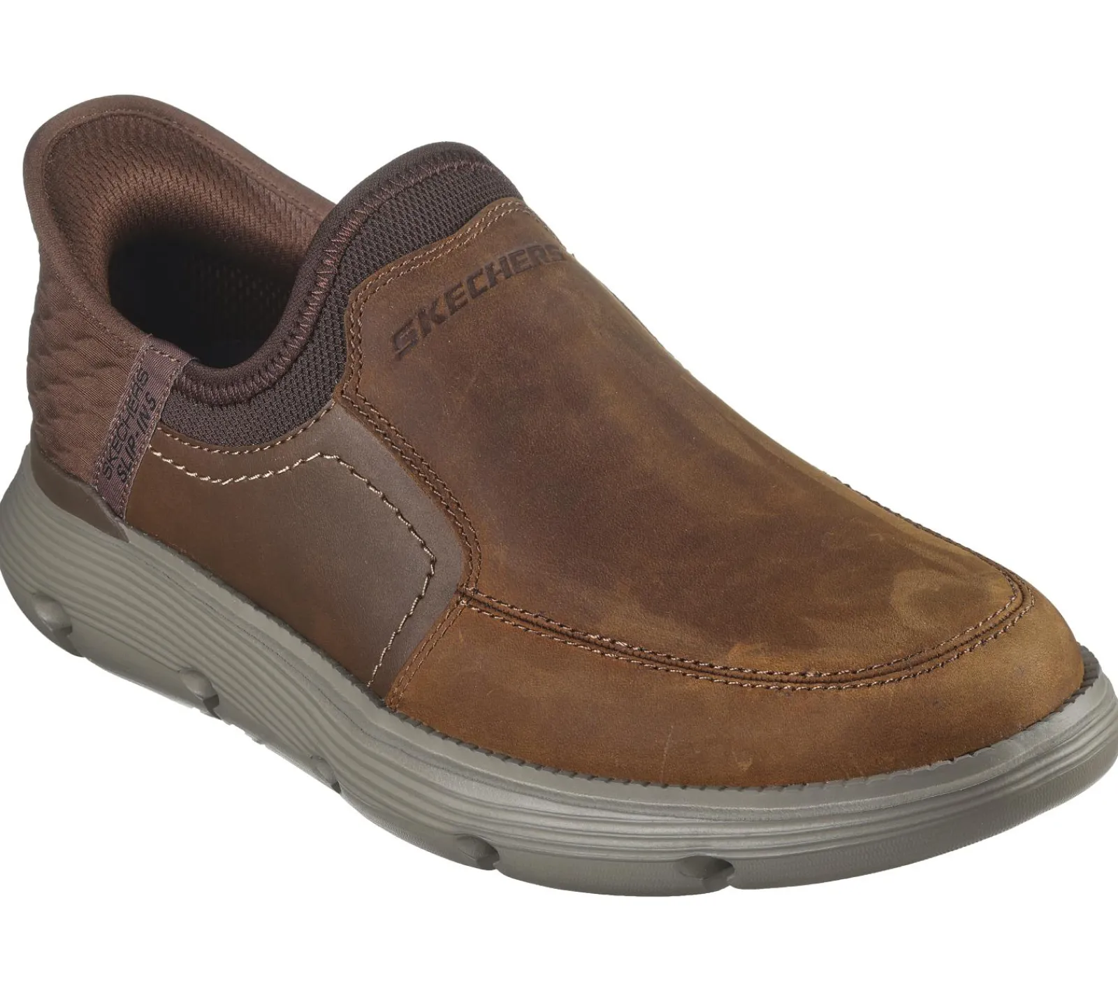 Hands Free Slip-Ins-SKECHERS Slip-ins: Garza - Dorado CASTANHO