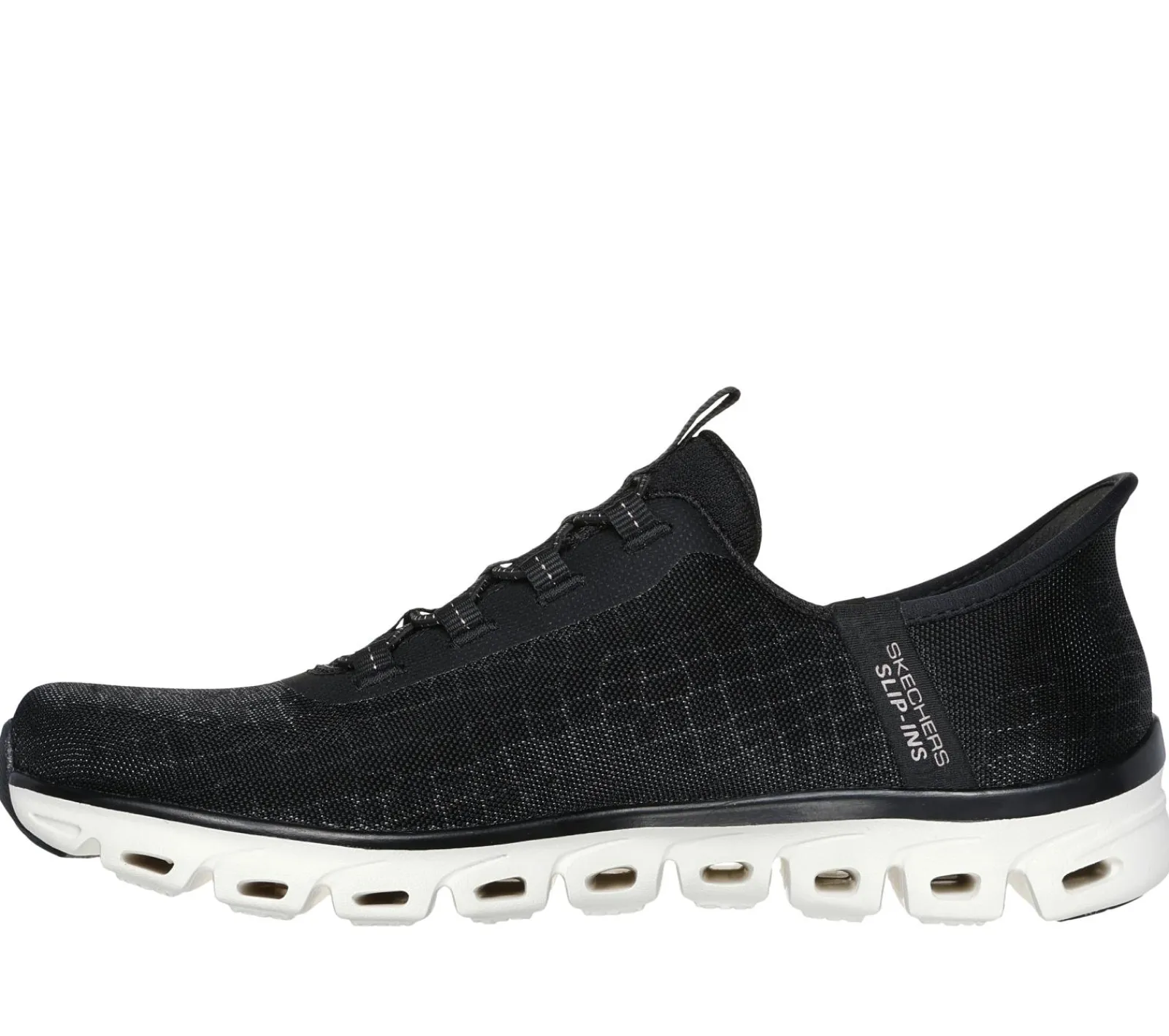 Calçado Sem Atacadores|Hands Free Slip-Ins-SKECHERS Slip-ins: Glide-Step - Prism PRETO / DOURADO ROSA