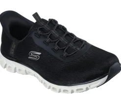 Calçado Sem Atacadores|Hands Free Slip-Ins-SKECHERS Slip-ins: Glide-Step - Prism PRETO / DOURADO ROSA