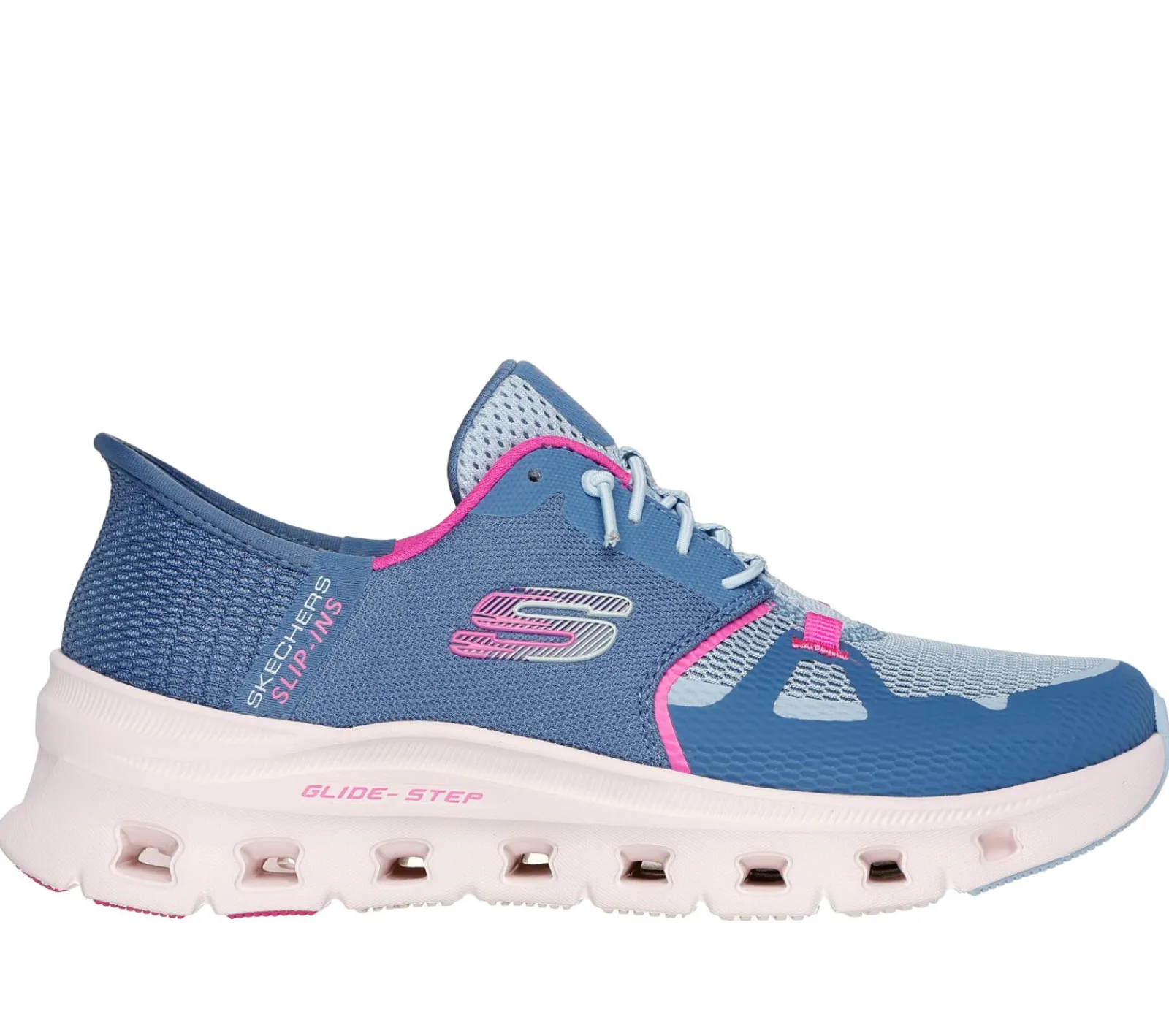Calçado Sem Atacadores|Hands Free Slip-Ins-SKECHERS Slip-ins: Glide-Step Pro SLATE / ROSA