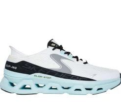 Hands Free Slip-Ins|Sapatilhas-SKECHERS Slip-ins: Glide-Step Altus BRANCO / AZUL