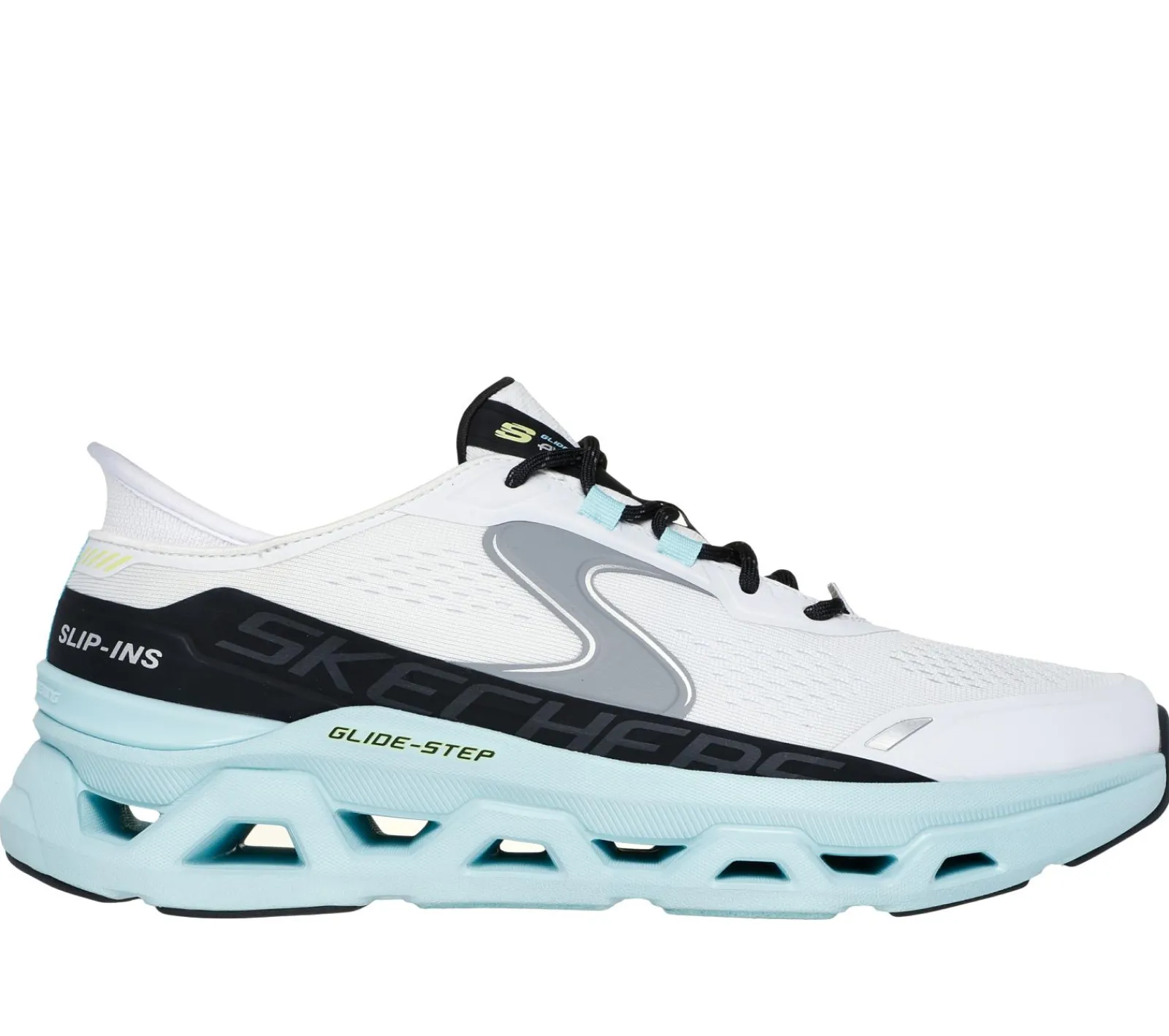 Hands Free Slip-Ins|Sapatilhas-SKECHERS Slip-ins: Glide-Step Altus BRANCO / AZUL