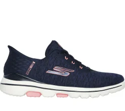 Calçado Sem Atacadores|Hands Free Slip-Ins-SKECHERS Slip-ins: GO GOLF WALK 5 - Slip-Ins NAVY / ROSA