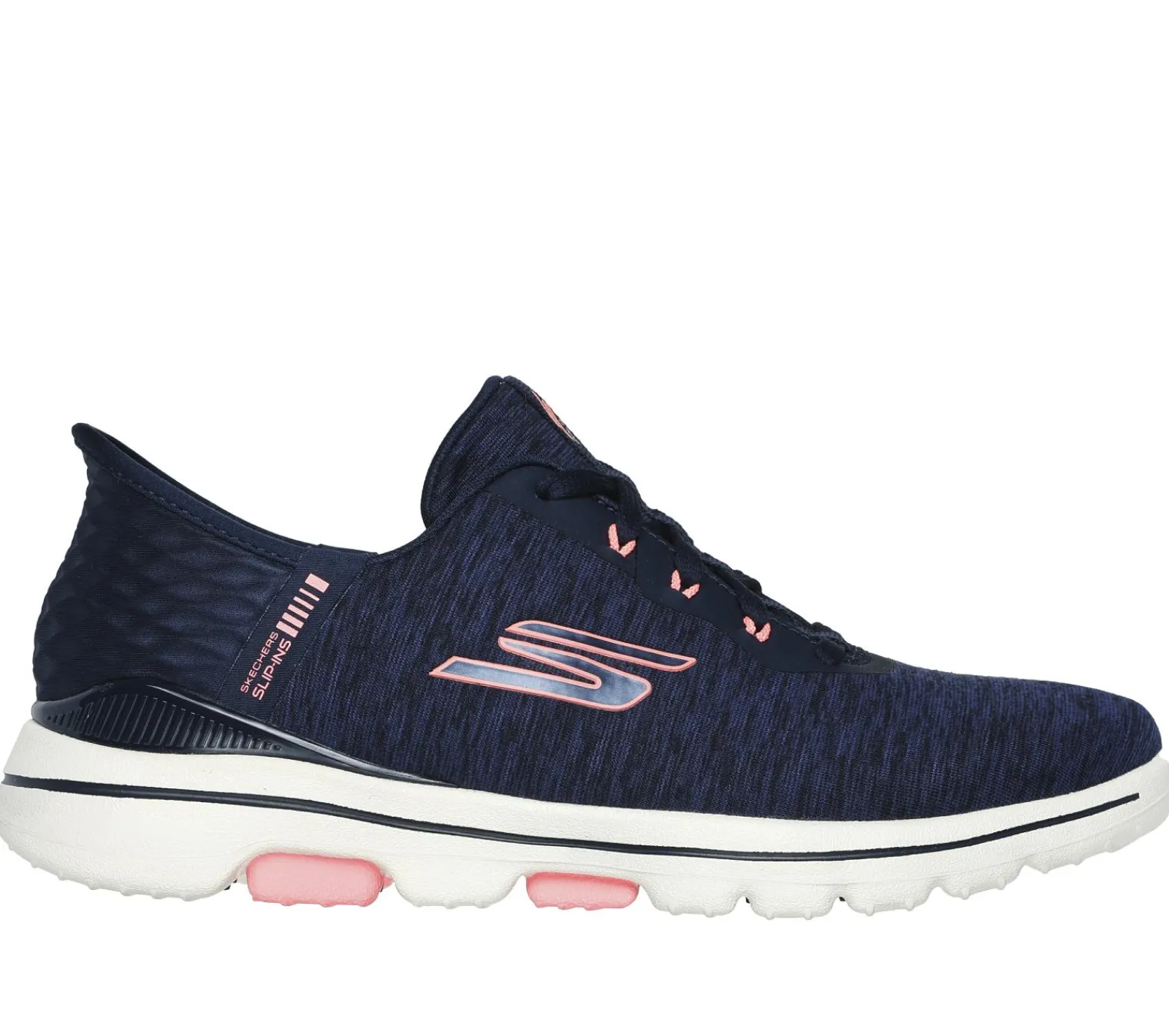 Calçado Sem Atacadores|Hands Free Slip-Ins-SKECHERS Slip-ins: GO GOLF WALK 5 - Slip-Ins NAVY / ROSA