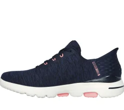 Calçado Sem Atacadores|Hands Free Slip-Ins-SKECHERS Slip-ins: GO GOLF WALK 5 - Slip-Ins NAVY / ROSA