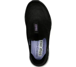 Calçado Sem Atacadores|Hands Free Slip-Ins-SKECHERS Slip-ins: GO WALK 6 - Fabulous View PRETO / LAVANDA