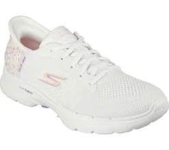 Calçado Sem Atacadores|Hands Free Slip-Ins-SKECHERS Slip-Ins: GO WALK 6 - Vivid Idea BRANCO / MULTICOR