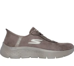 Calçado Sem Atacadores|Hands Free Slip-Ins-SKECHERS Slip-ins: GO WALK Flex - Mali CASTANHO