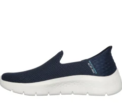 Calçado Sem Atacadores|Sapatilhas-SKECHERS Slip-ins: GO WALK Flex - Relish NAVY