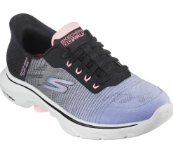 Calçado Sem Atacadores|Hands Free Slip-Ins-SKECHERS Slip-ins: GO WALK 7 - Adel PRETO / MULTICOR