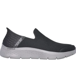 Calçado Sem Atacadores|Hands Free Slip-Ins-SKECHERS Slip-ins: GO WALK FLEX - No Hands CINZENTO ESCURO
