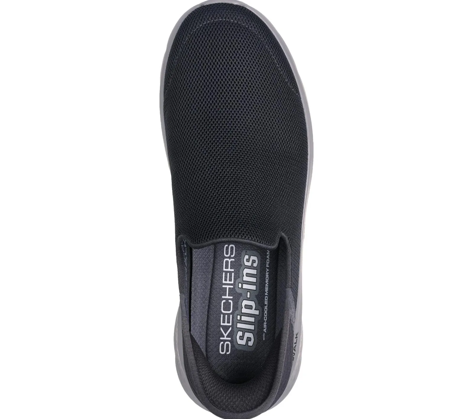 Calçado Sem Atacadores|Hands Free Slip-Ins-SKECHERS Slip-ins: GO WALK FLEX - No Hands CINZENTO ESCURO