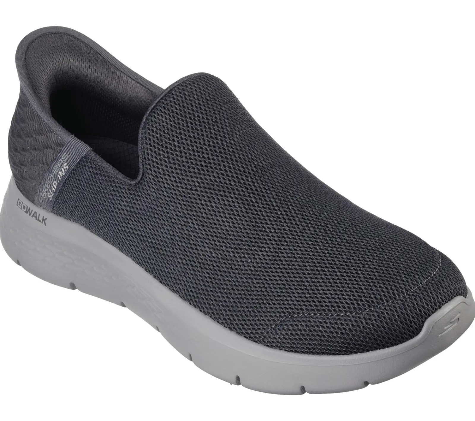 Calçado Sem Atacadores|Hands Free Slip-Ins-SKECHERS Slip-ins: GO WALK FLEX - No Hands CINZENTO ESCURO