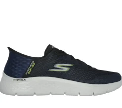 Hands Free Slip-Ins|Sapatilhas-SKECHERS Slip-ins: GO WALK Flex - New World NAVY / LIMA