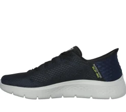 Hands Free Slip-Ins|Sapatilhas-SKECHERS Slip-ins: GO WALK Flex - New World NAVY / LIMA