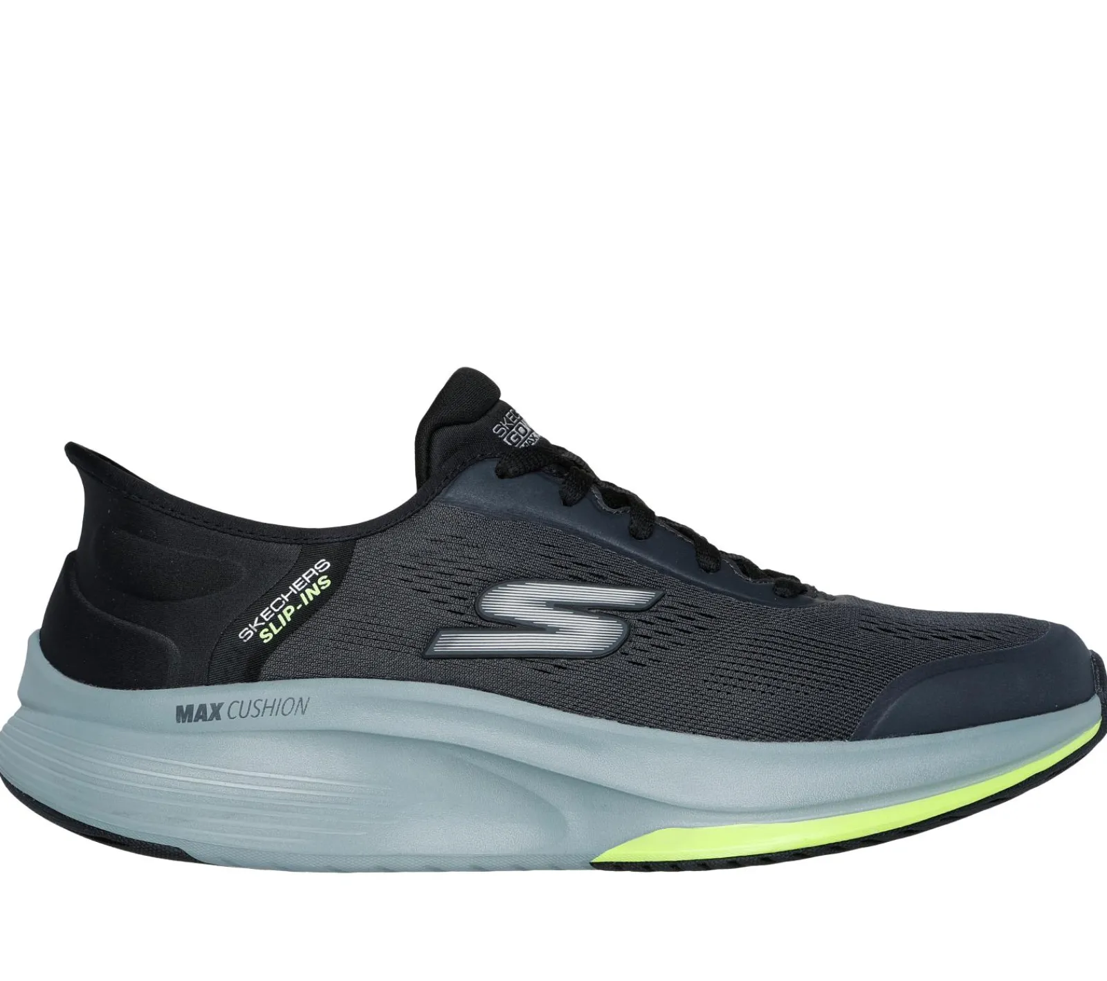Hands Free Slip-Ins|Sapatilhas-SKECHERS Slip-ins: GO WALK Max Walker - Next Generation CARVÃO / PRETO