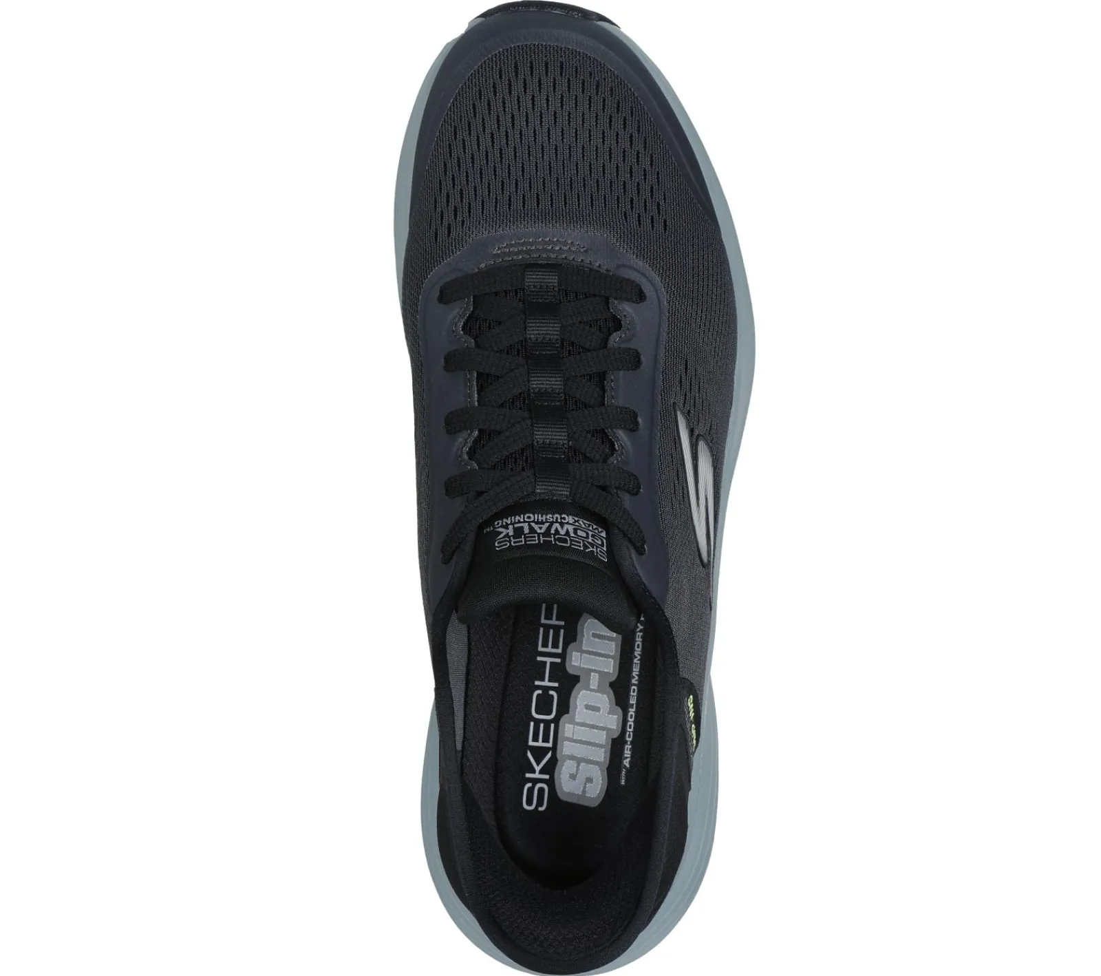 Hands Free Slip-Ins|Sapatilhas-SKECHERS Slip-ins: GO WALK Max Walker - Next Generation CARVÃO / PRETO