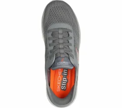 Calçado Sem Atacadores|Hands Free Slip-Ins-SKECHERS Slip-ins: GO WALK 7 - Free Hand 2 CINZENTO / LARANJA