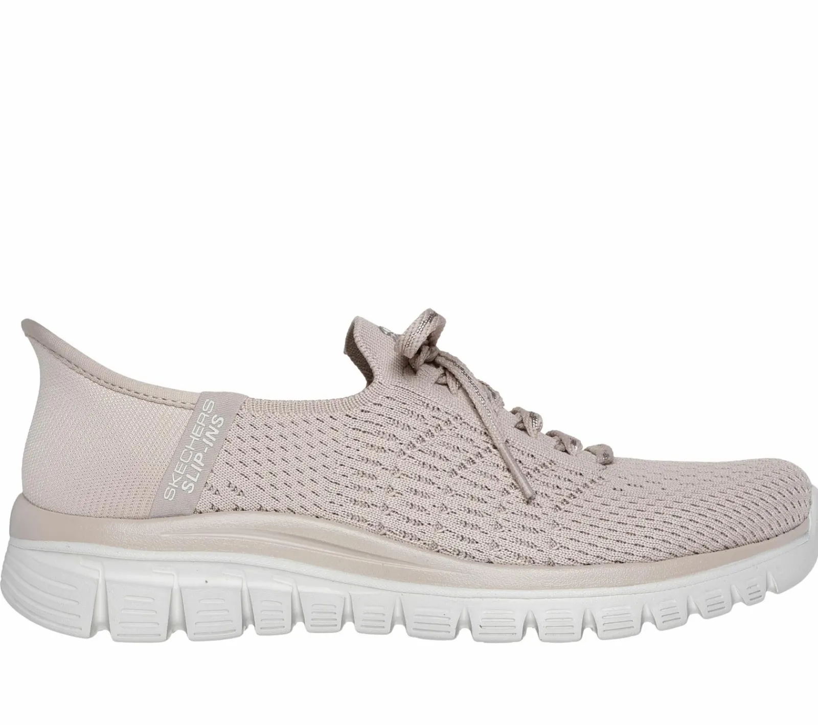 Calçado Sem Atacadores|Hands Free Slip-Ins-SKECHERS Slip-ins: Graceful - First Blush TAUPE