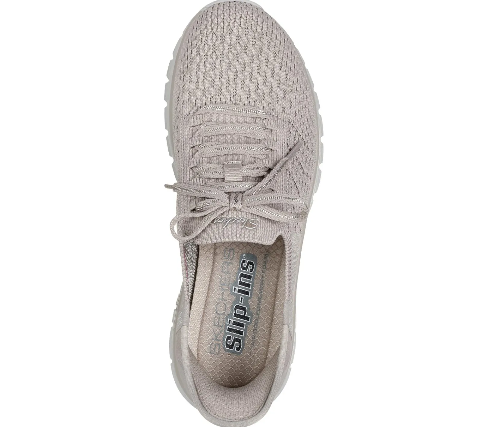Calçado Sem Atacadores|Hands Free Slip-Ins-SKECHERS Slip-ins: Graceful - First Blush TAUPE
