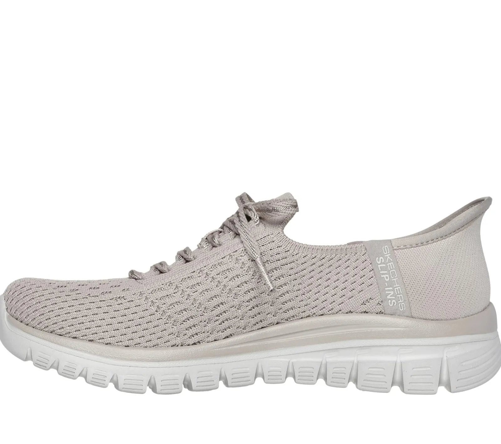 Calçado Sem Atacadores|Hands Free Slip-Ins-SKECHERS Slip-ins: Graceful - First Blush TAUPE
