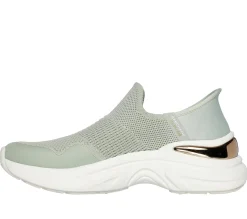 Calçado Sem Atacadores|Hands Free Slip-Ins-SKECHERS Slip-ins: Hazel - Rosalind SALVIA