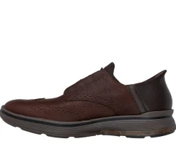 Calçado Sem Atacadores|Hands Free Slip-Ins-SKECHERS Slip-ins Mark Nason: Casual Glide Cell VERMELHO / CASTANHO