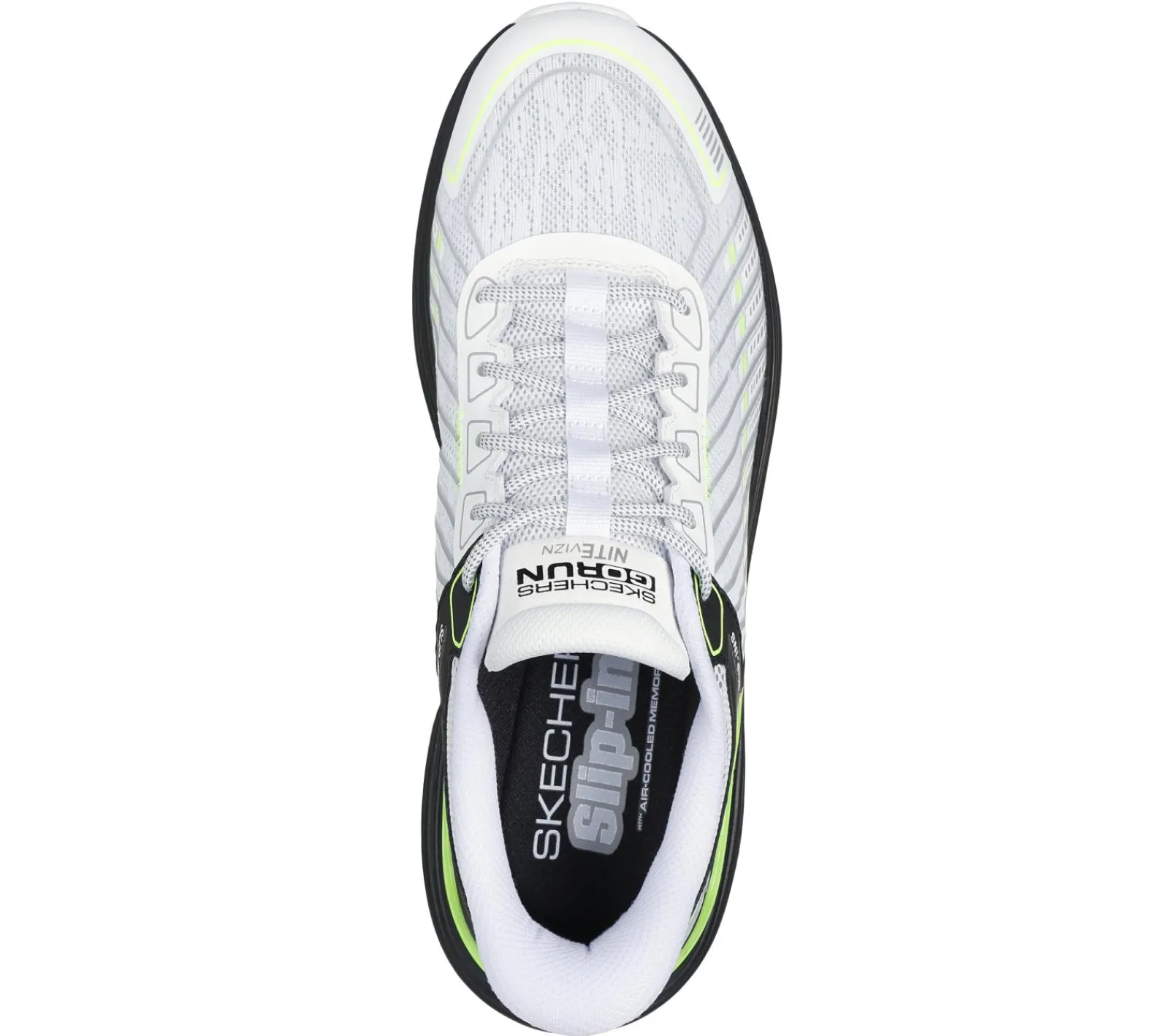 Calçado Sem Atacadores|Hands Free Slip-Ins-SKECHERS Slip-ins: Max Cushioning Suspension BRANCO / PRETO