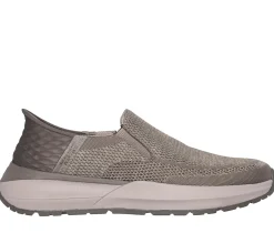 Calçado Sem Atacadores|Hands Free Slip-Ins-SKECHERS Slip-ins: Neville - Rovelo TAUPE