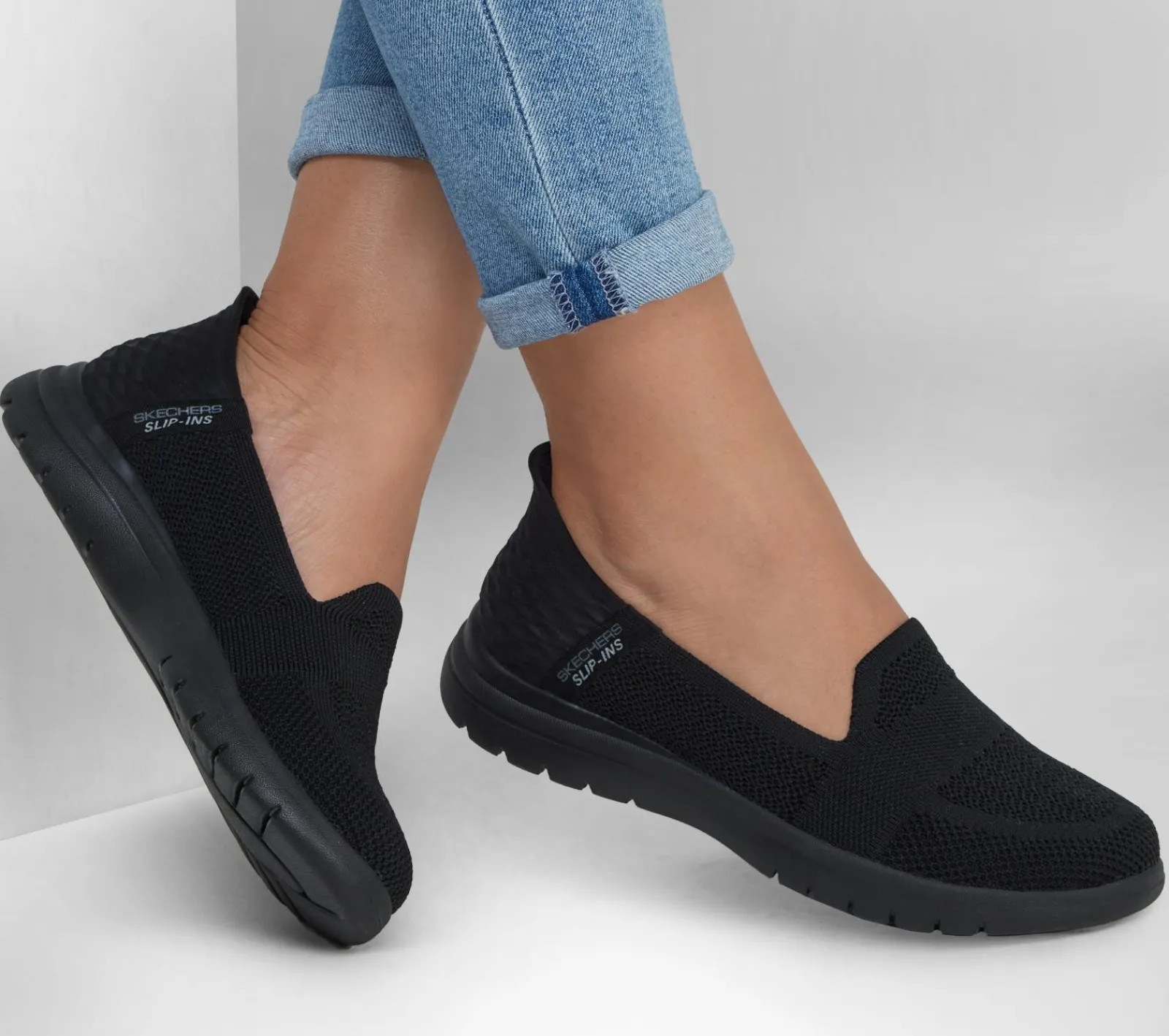 Calçado Sem Atacadores|Hands Free Slip-Ins-SKECHERS Slip-ins: On-the-GO Flex - Serene PRETO