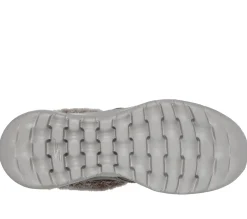 Calçado Sem Atacadores|Botas-SKECHERS Slip-ins: On-the-GO Joy - Cozy Charm TAUPE ESCURO