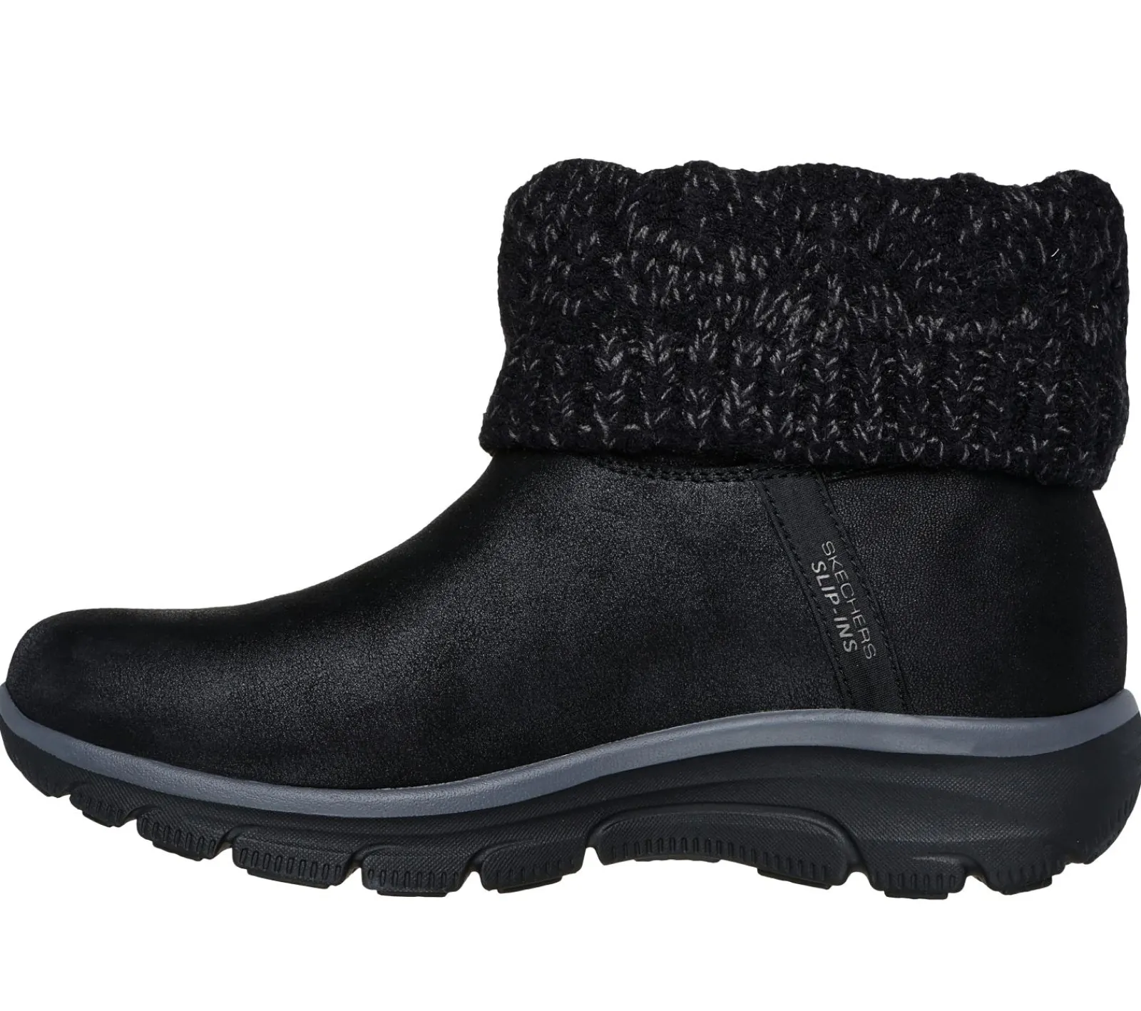 Calçado Sem Atacadores|Botas-SKECHERS Slip-ins Relaxed Fit: Easy Going - Cozy Weather 2 PRETO