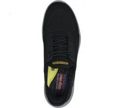 Sapatos Casual|Calçado Sem Atacadores-SKECHERS Slip-ins Relaxed Fit: Slade - Cohen PRETO