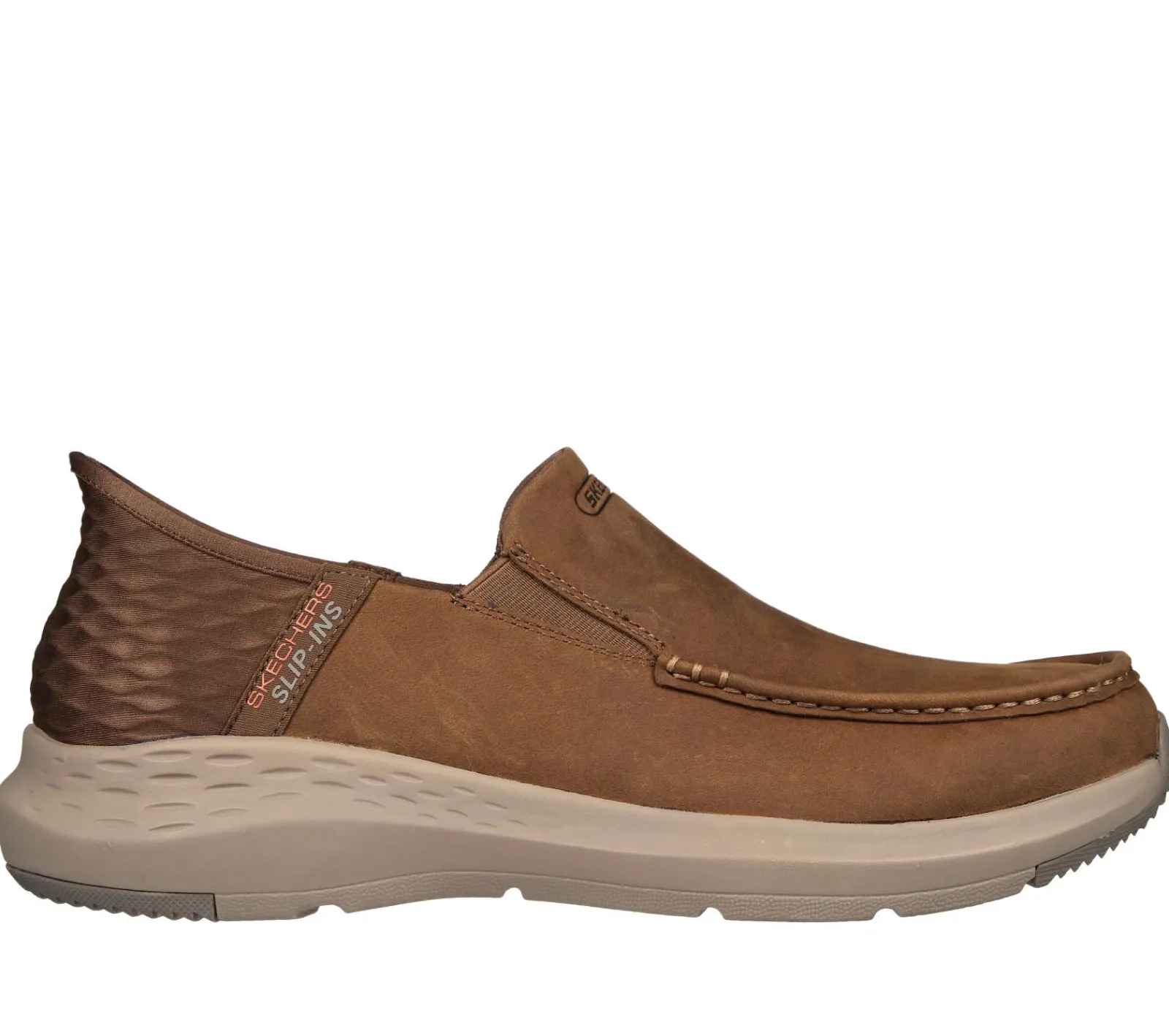 Calçado Sem Atacadores|Hands Free Slip-Ins-SKECHERS Slip-ins Relaxed Fit: Parson - Oswin CASTANHO DESERTO