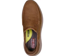 Calçado Sem Atacadores|Hands Free Slip-Ins-SKECHERS Slip-ins Relaxed Fit: Parson - Oswin CASTANHO DESERTO