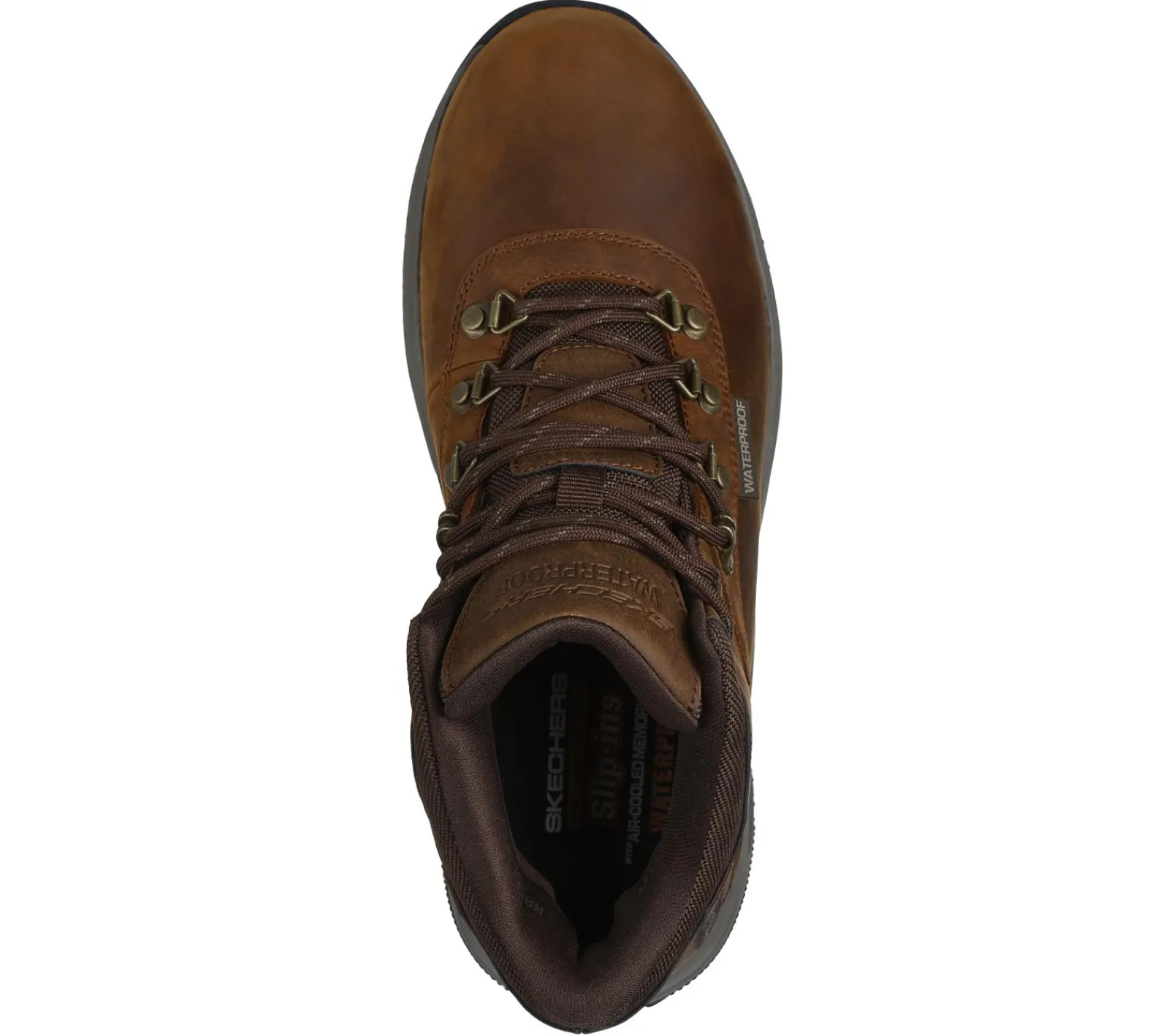 Botas|Hands Free Slip-Ins-SKECHERS Slip-ins Relaxed Fit: Meroe - Pikeman CASTANHO