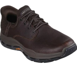 Hands Free Slip-Ins-SKECHERS Slip-ins: Respected - Garville VERMELHO / CASTANHO