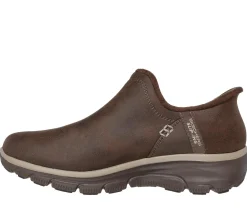 Calçado Sem Atacadores|Botas-SKECHERS Slip-ins RF: Easy Going - Modern Hour CHOCOLATE