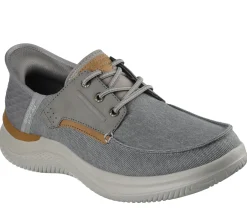 Sapatos Em Tela|Calçado Sem Atacadores-SKECHERS Slip-ins RF: Hasting - Niko TAUPE