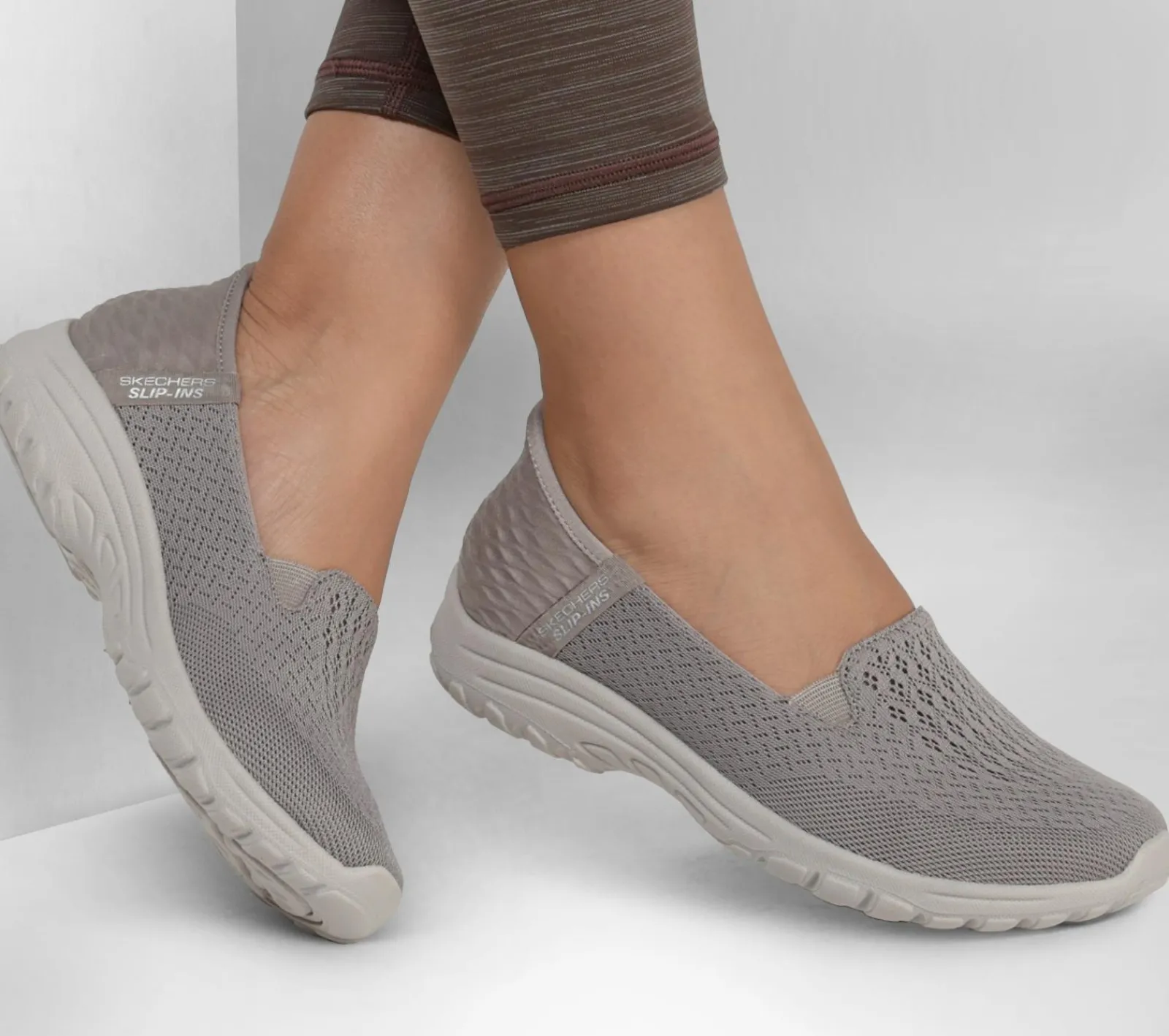 Calçado Sem Atacadores|Hands Free Slip-Ins-SKECHERS Slip-ins RF: Reggae Fest 2.0 - Guiding TAUPE