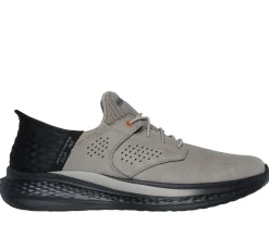 Sapatos Casual|Calçado Sem Atacadores-SKECHERS Slip-ins RF: Slade - Macklin CIMENTO