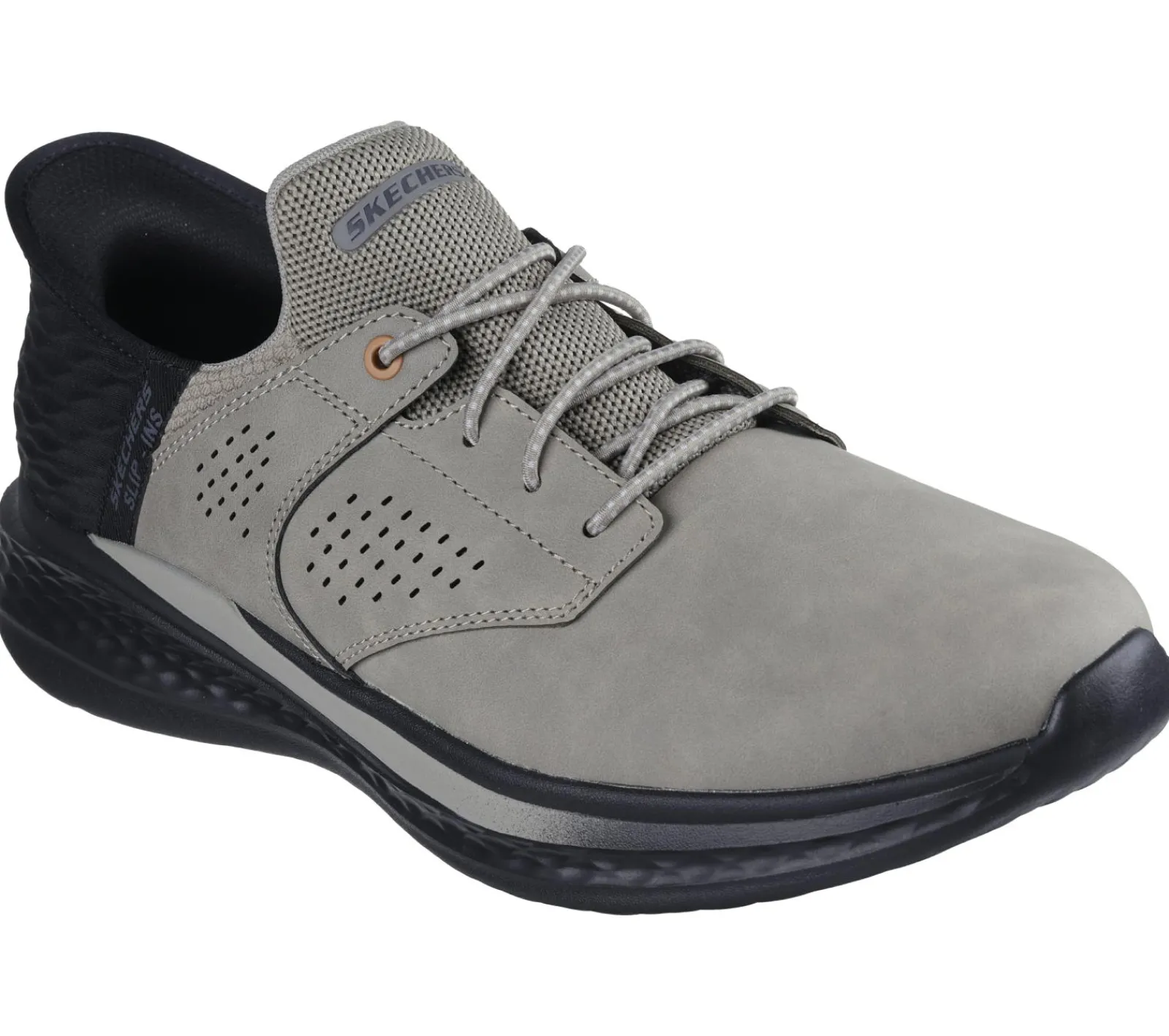 Sapatos Casual|Calçado Sem Atacadores-SKECHERS Slip-ins RF: Slade - Macklin CIMENTO