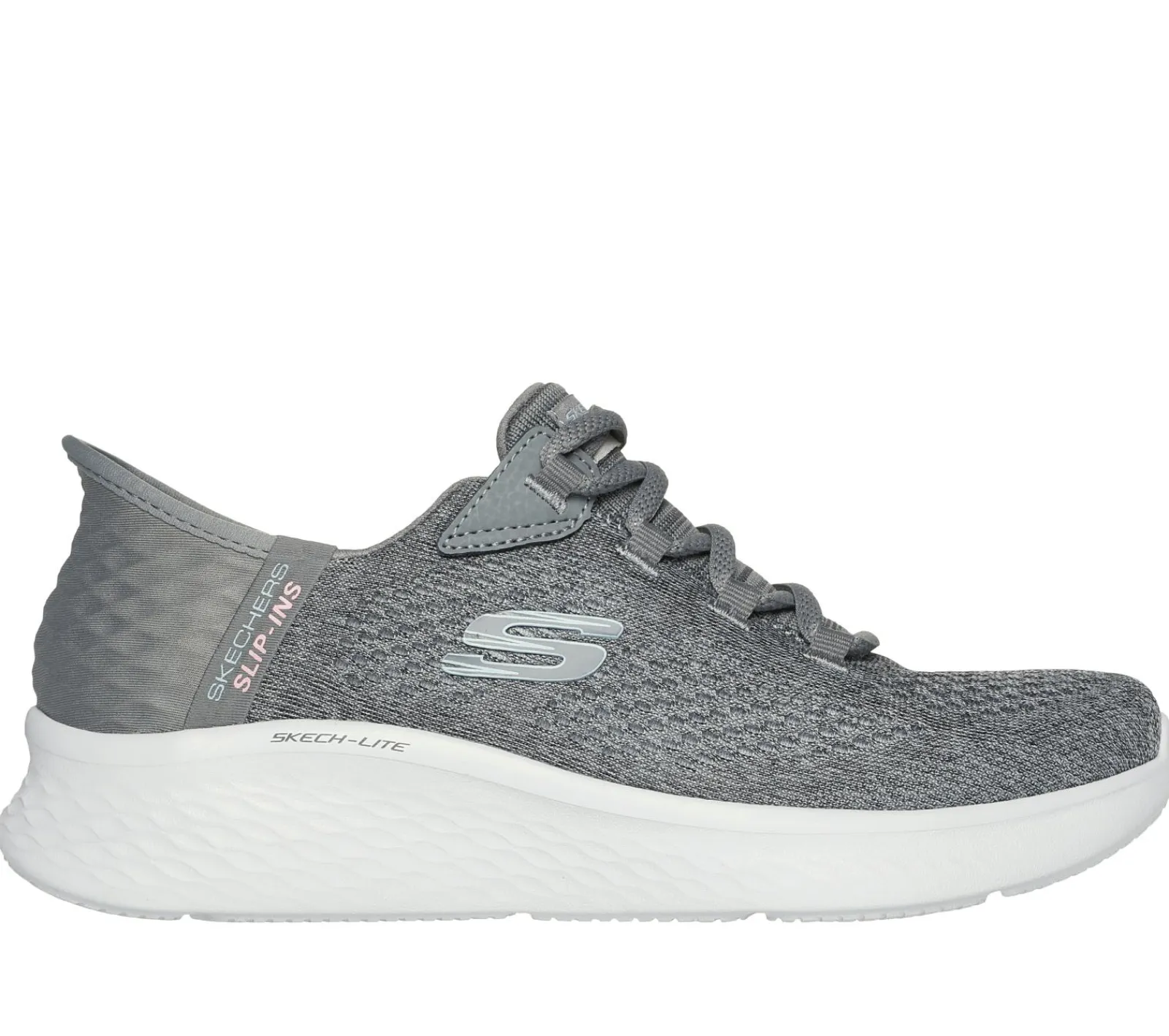 Com Atacadores|Calçado Sem Atacadores-SKECHERS Slip-ins: Skech-Lite Pro - Natural CINZENTO / MENTA