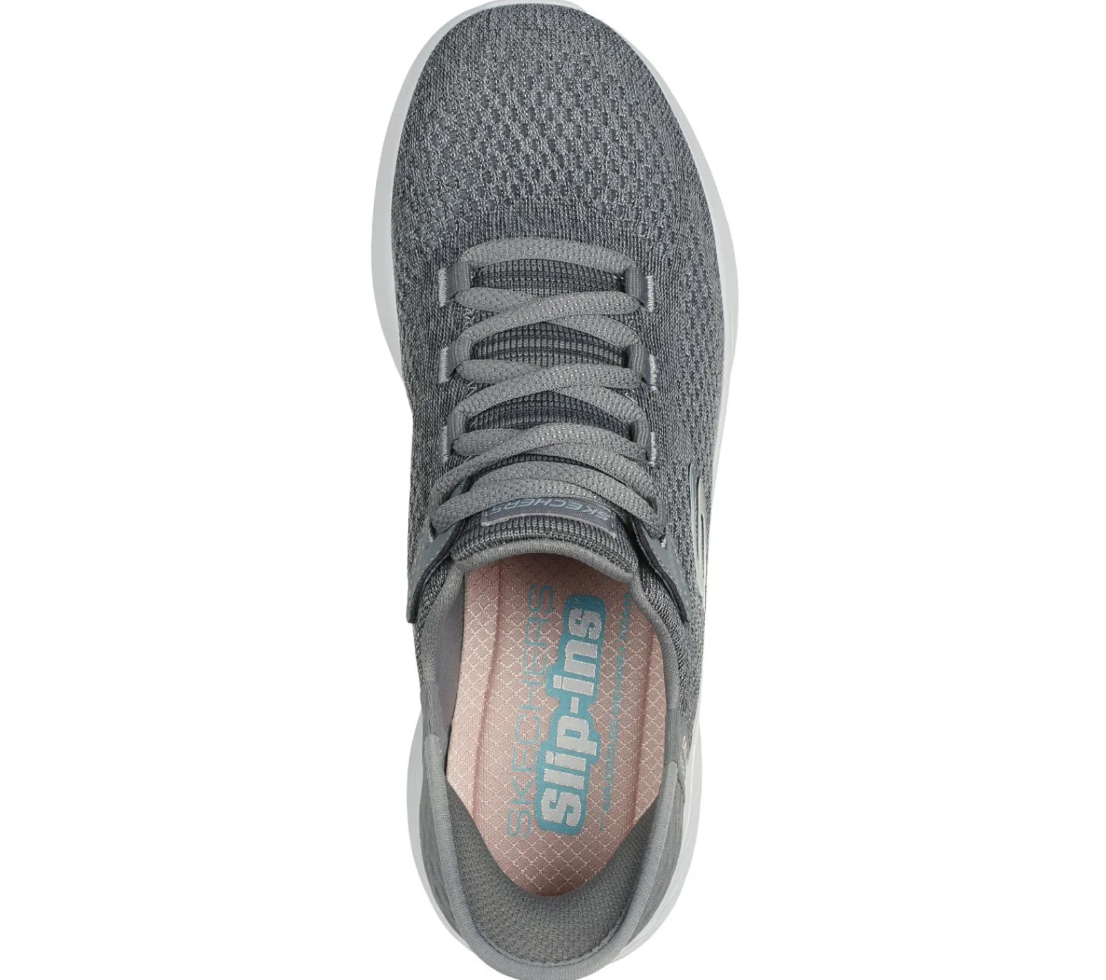 Com Atacadores|Calçado Sem Atacadores-SKECHERS Slip-ins: Skech-Lite Pro - Natural CINZENTO / MENTA