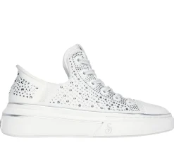 Hands Free Slip-Ins|Sapatilhas Casuais-SKECHERS Slip-ins: Snoop One - Rhine-Stoned BRANCO