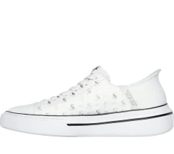 Hands Free Slip-Ins-SKECHERS Slip-ins: Snoop One - Low Dogg S-Print BRANCO / DOURADO