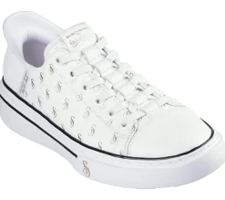 Hands Free Slip-Ins-SKECHERS Slip-ins: Snoop One - Low Dogg S-Print BRANCO / DOURADO