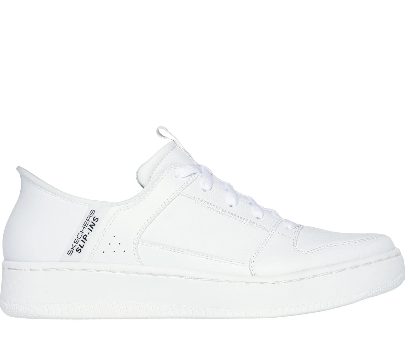 Hands Free Slip-Ins-SKECHERS Slip-ins: Sport Court 92 - Distown BRANCO