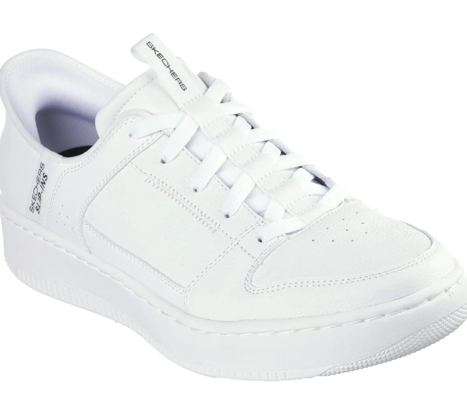 Hands Free Slip-Ins-SKECHERS Slip-ins: Sport Court 92 - Distown BRANCO