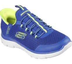 Sapatilhas-SKECHERS Slip-ins: Summits - High Range AZUL / LIMA